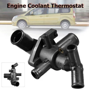 1x Black Plasitc 88°C Thermostat Housing For Ford Transit MK7 2.4 TDCi 2006-2014 - Picture 1 of 7