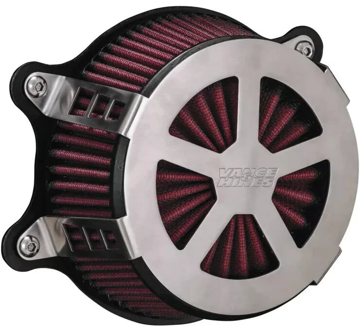 Vance & Hines 71469 Air Intake VO2 Radiant Brushed Aluminum Harley Sportster 91+ - Image 1 of 2