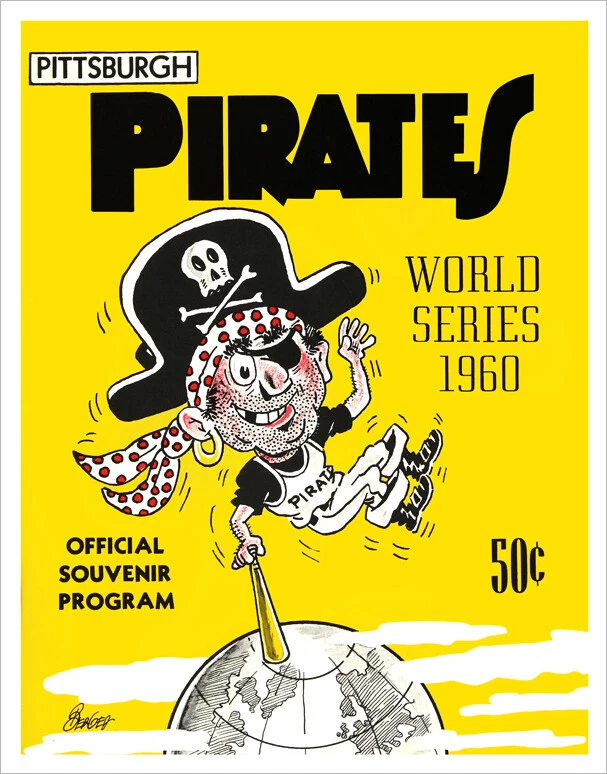 Pittsburgh Pirates 1960 World Series Program - poster print - Image 1 of 1