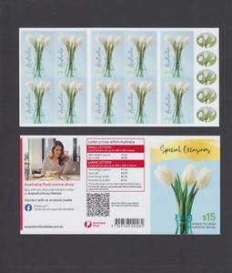 Australia 2024 Flowers,Self-adhesive stamps 10x Booklet,MNH - Picture 1 of 1