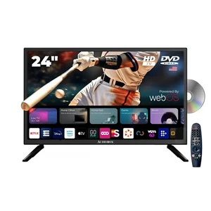 Smart Tv  24/32 inches 12V AC/DC w/ Built-In DVD Player, HDMI, Bluetooth Remote - Picture 1 of 10