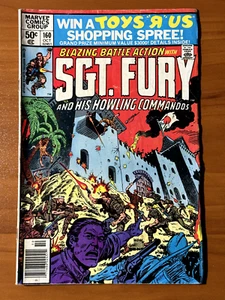 SGT.  FURY Comics Nr. 160 Okt 1980 Blazing Battle Action Howling Commandos VG+ - Bild 1 von 5