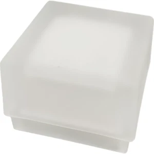 Square Fiber Optic Frosted Glass Paver Lights | Outdoor Pathway Lighting Kit - Picture 1 of 2