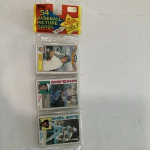 1984 Topps Baseball Rack Pack with TIM RAINES HOF On TOP⚾️⚾️♨️♨️e - Picture 1 of 4