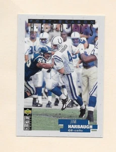 1996 Jim Harbaugh Collector's Choice Heroics Silver Colts #7 - Picture 1 of 1