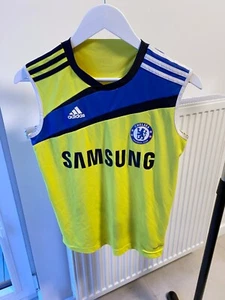 Maglia calcio Chelsea FC calcio adidas canotta senza maniche taglia XS |USATA CNDTN - Foto 1 di 9