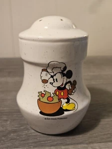 Vintage Disney Mickey Mouse weiß Keramik Schatz Handwerk USA Pfefferstreuer - Bild 1 von 8
