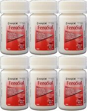 Major Ferrous Sulfate 325 mg 100ct (Compare to FeroSul) -6 Pack