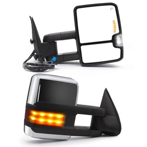 BOOLEE Towing Mirrors Compatible with 2003-2006 Chevy Silverado 1500 2500 350... - Picture 1 of 8