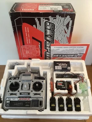 35mhz Futaba FM/PPM 6YFK Radio Control Set Model Aircraft Fixed Wing Aeroplane  - Image 1 of 4