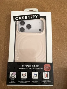 CASETiFY Ripple Case mit Magsafe für Apple iPhone 17 PRO MAX 6,9" Hafer GEÖFFNET NEU! - Bild 1 von 5