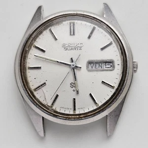 Vintage Seiko 7546-8170 QUARTZ 21 Jewels Day Date BAR SHAPE - Picture 1 of 9