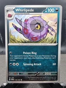 Whirlipede Twilight Masquerade Pokémon TCG 116/167 Scarlet & Violet Common - Foto 1 di 1