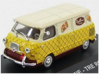 EDICOLA ACVPE012 FIAT - 600 FURGONE VAN TRE ROSSI 1957 - IVORY CREAM BROWN - 1/4 - Immagine 1 di 2