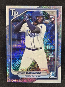 2024 Topps Bowman Mega Box Mojo JUNIOR CAMINERO #20 Tampa Bay Rays - Picture 1 of 2