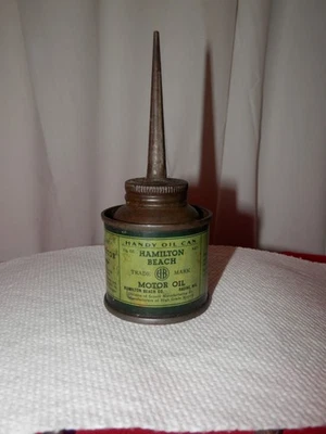 De colección 1 1/2 oz. Engrasador - Lata de aceite con caño - Aceite de motor eléctrico Hamilton Beach Foto 1 de 4
