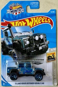 🔥Hot Wheels '15 Land Rover Defender Double Cab 2019 Walmart Excl #4 Zamac🔥 - Picture 1 of 3