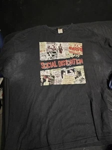 3x Vintage Social Distortion Shirt Giant Brand Xxxl Punk Rock Metal As Pictured - Picture 1 of 11