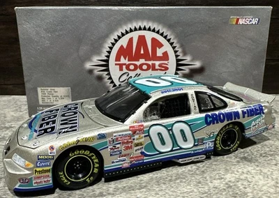 1999 BUCKSHOT JONES #00 CROWN FIBER ROOKIE 1/24 ACTION NASCAR DIECAST MAC TOOLS - Image 1 of 4