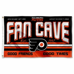 3x5 Foot Philadelphia Flyers Fan Cave Flag Large Banner - Picture 1 of 6