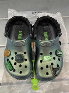 Zueco clásico Crocs Wicked Elphaba para mujer 7 verde negro bruja malvada - Imagen 1 de 9