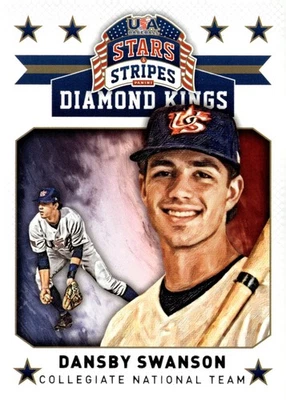 2015 帕尼尼美国棒球星条旗#10丹斯比·斯旺森钻石国王 — 第 1/2 张图片