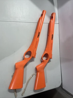 Lot of 2 Cabela's Activision Orange Shotgun Rifle Gun for Nintendo Wii - Image 1 of 4