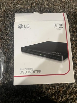 LG Slim Portable DVD Writer - Disc Windows GP50NB40 - Free Shipping - Image 1 of 3