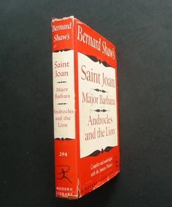 Bernard SHAW's • Saint Joan • Major Barbara • Androcles & the Lion • ML#294 - Picture 1 of 9