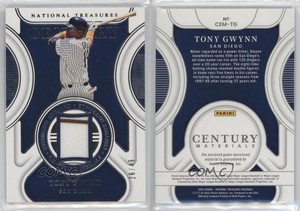 2022 Panini National Treasures Century Materials /49 Tony Gwynn #CEM-4 HOF