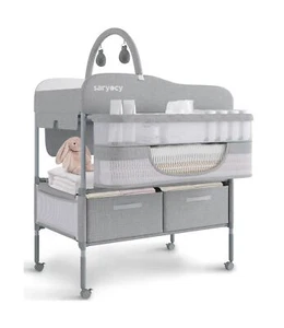 Baby Changing Table, Versatile Folding Changing Table, Waterproof Diaper Chan... - Picture 1 of 6