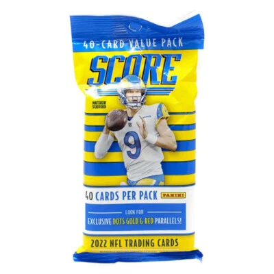 Panini 2022 NFL Football SCORE Sealed Fat Pack 40 Cards - image 1 of 3