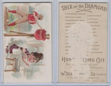 N135 Duke, Talk of The Diamond, 1893, A Heavy Batter, Baseball