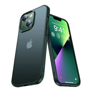 CASEKOO Armor stoßfeste Hülle für iPhone 13 - alpingrün mit Handyständer - Bild 1 von 6