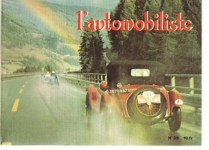 L'AUTOMOBILISTE 35 1974 RALLYE MONTE CARLO DES VOITURES ANCIENNES LEONA DA VINCI - Imagen 1 de 2