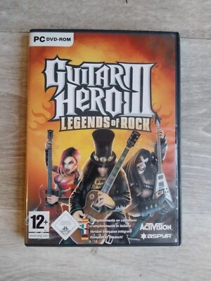 pc guitar hero 3 legends of rock complet version fr etat tbe cd - Photo 1/2