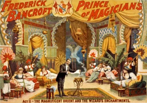 M47 Vintage Bancroft Magic Magician Theatre Poster A1 A2 A3 - Picture 1 of 1