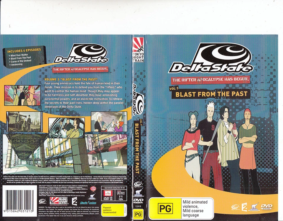DeltaState:Vol 3:Blast From The Past-2004-TV Series Canada-4 Episodes-DVD - Image 1 of 1