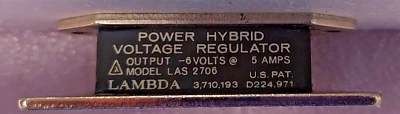 '1 PIECE' - PN# LAS-2706, LAS2706 - LAMBDA - REGULATOR, VOLTAGE - Image 1 of 4