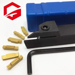 MGEHR2020-420mm CNC Lathe Turning Tool holder+ MGMN400 4mm carbide inserts - Picture 1 of 3