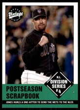 2001 Upper Deck Vintage Postseason Scrapbook Bobby Jones New York Mets #377