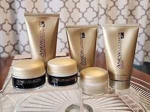 Avon Anew Ultimate 7S Reiseset 3 Reiniger 1 Tagescreme & 2 Nachtcremes - Bild 1 von 4