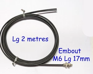 Fibre optique Ø2.2 mm Réflexion direct ou sur réflecteur embout M6 - Picture 1 of 1