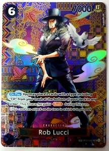 One Piece Awakening of the New Era - Rob Lucci - Alt Art OP03-092 SP - CASI NUEVO (OP05) - Imagen 1 de 1