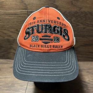 2018 Sturgis Black Hills Rally 78th Annual Sturgis Hat Baseball Cap  - Picture 1 of 10