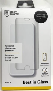 BodyGuardz Pure2 Proteggi schermo per Apple iPhone SE (2022/2020)/8/7/6s - Trasparente - Foto 1 di 1