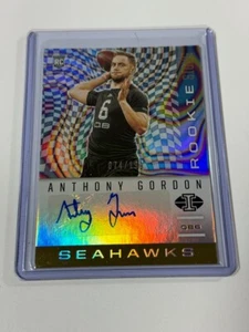 Panini Illusions Rookie Signs /199 Anthony Gordon #RS9 Rookie Auto RC Seahawks - Picture 1 of 2