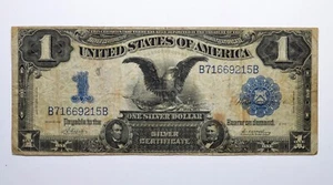 STATI UNITI Banconota 1 Dollar LINCOLN 1899 Silver Certificate P.338c - Imagen 1 de 2