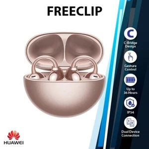 GENUINE FreeClip Clip-on Earphone Earbuds (Gold, C-Bridge Design, Open Ear) - Picture 1 of 6