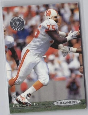 1995 SP Championship Football Card #218 Eric Curry - Image 1 of 2
